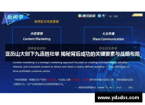 亚历山大创下九连胜壮举 揭秘背后成功的关键要素与战略布局