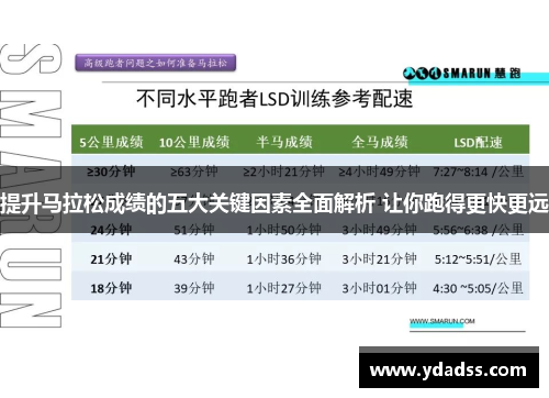 提升马拉松成绩的五大关键因素全面解析 让你跑得更快更远